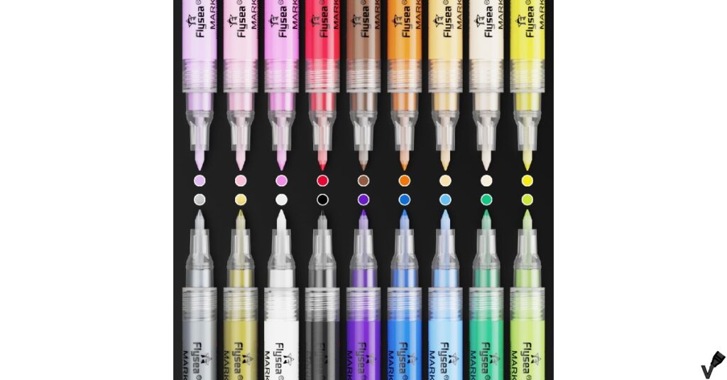 Deshritell 18 Colors Acrylic Paint Markers