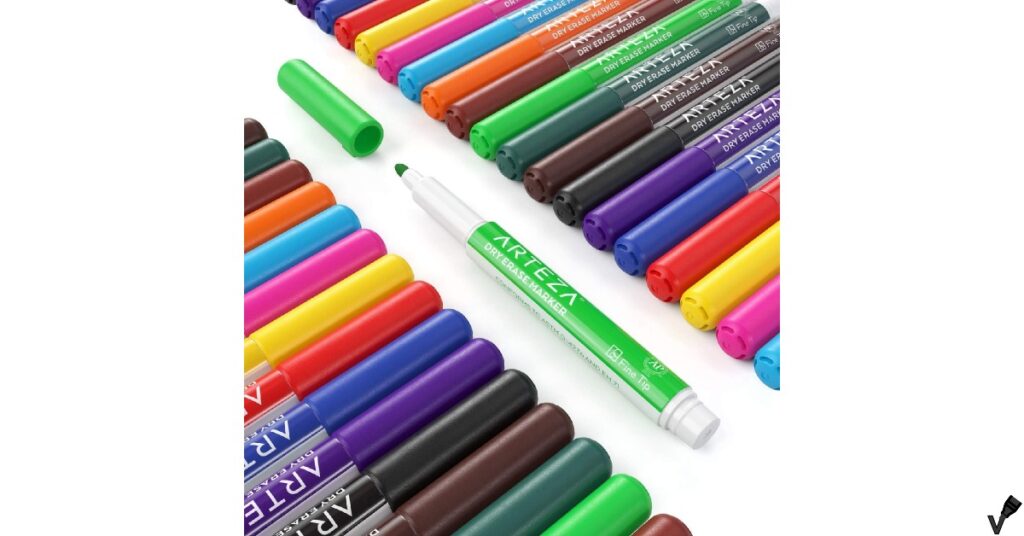 ARTEZA Dry Erase Markers 12 Assorted Colors - overview