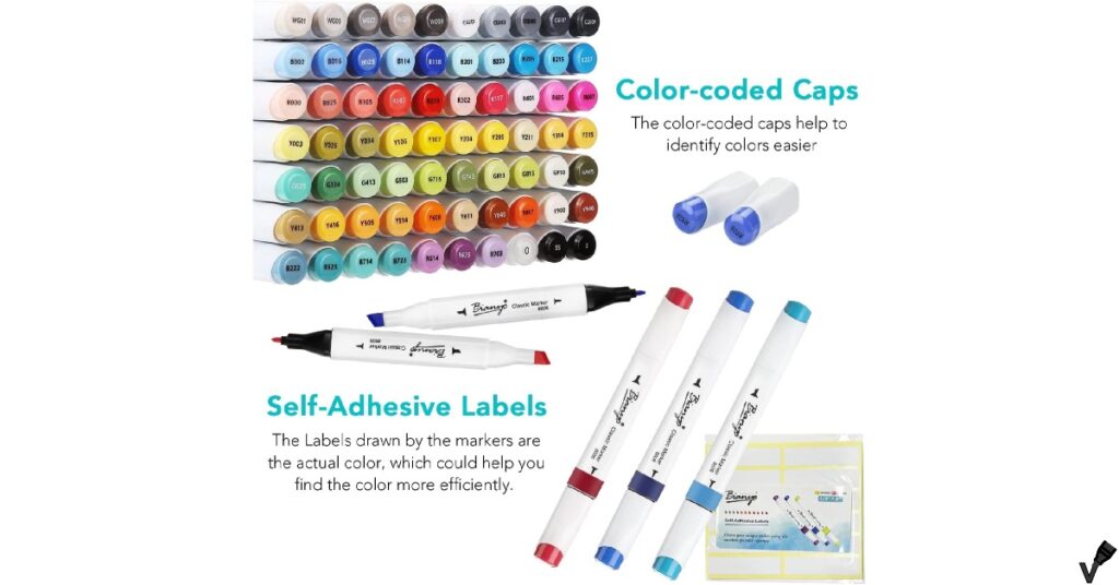 Bianyo Classic Series Alcohol Markers Set Features