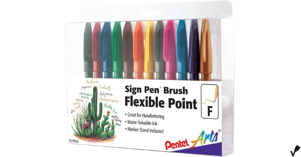 Pentel Sign Pen Brush Tip